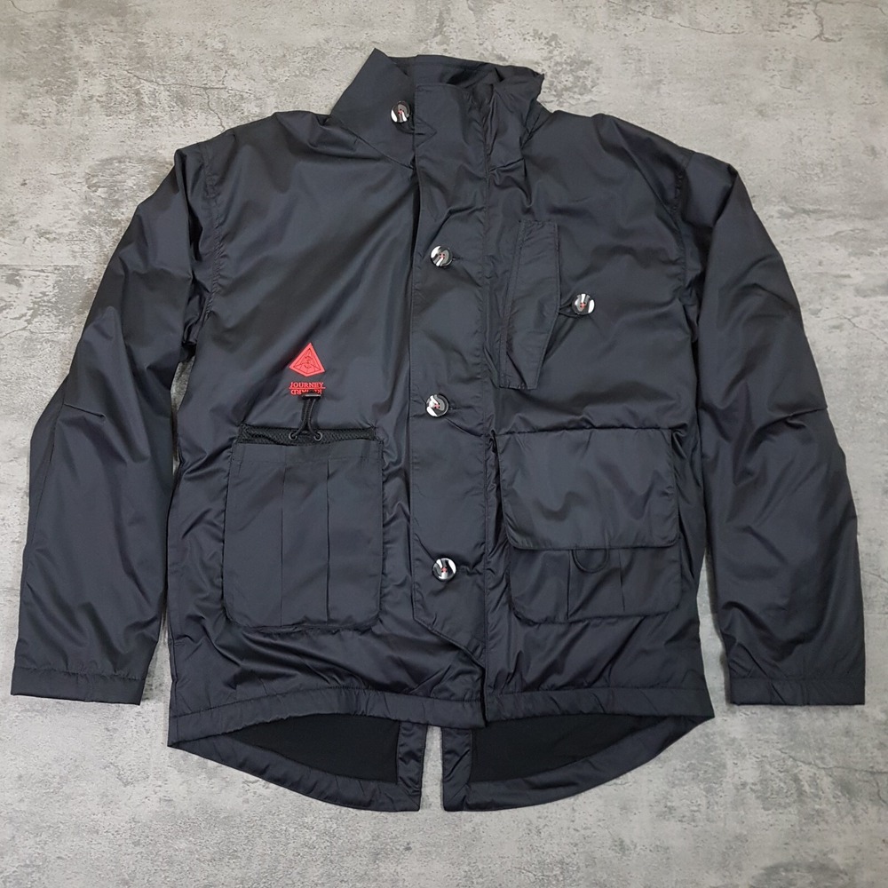 NIKE Kyrie Irving Protect Journey Reward Full Zip Jacket Mens LARGE Black‎ Chore